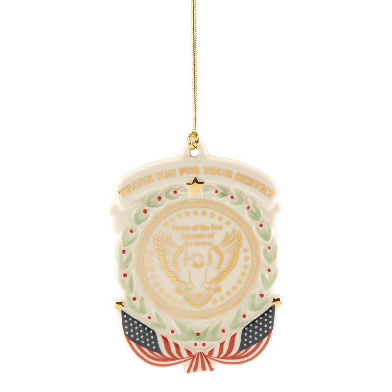 Lenox Thank You For Your Service Ornament