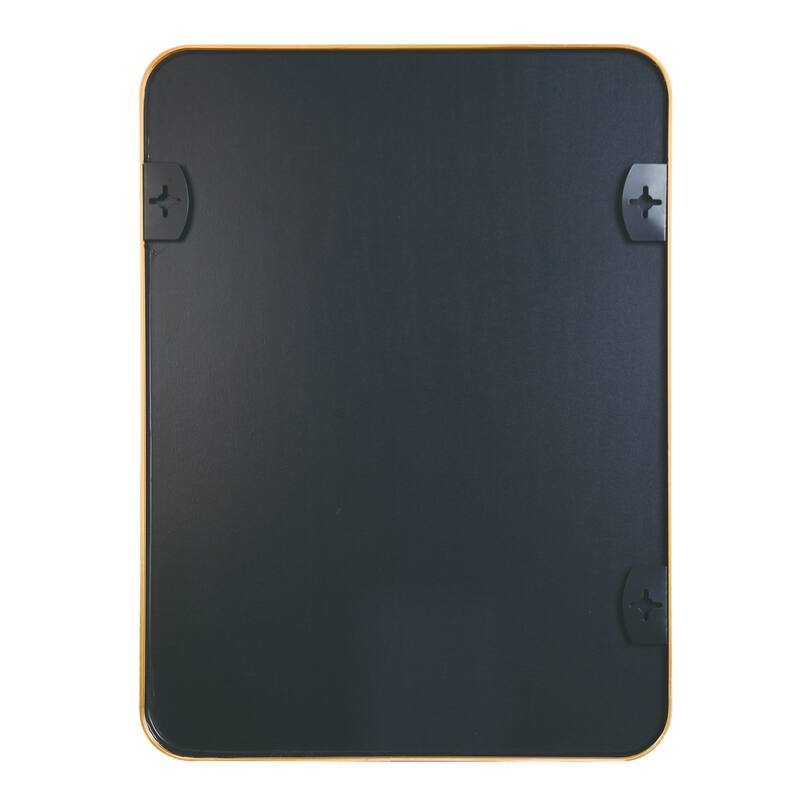 30 in. W x 40 in. H Rectangular Bathroom Wall Mirror - Gold