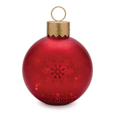 LED Snowflake Ornament Decor 11"H