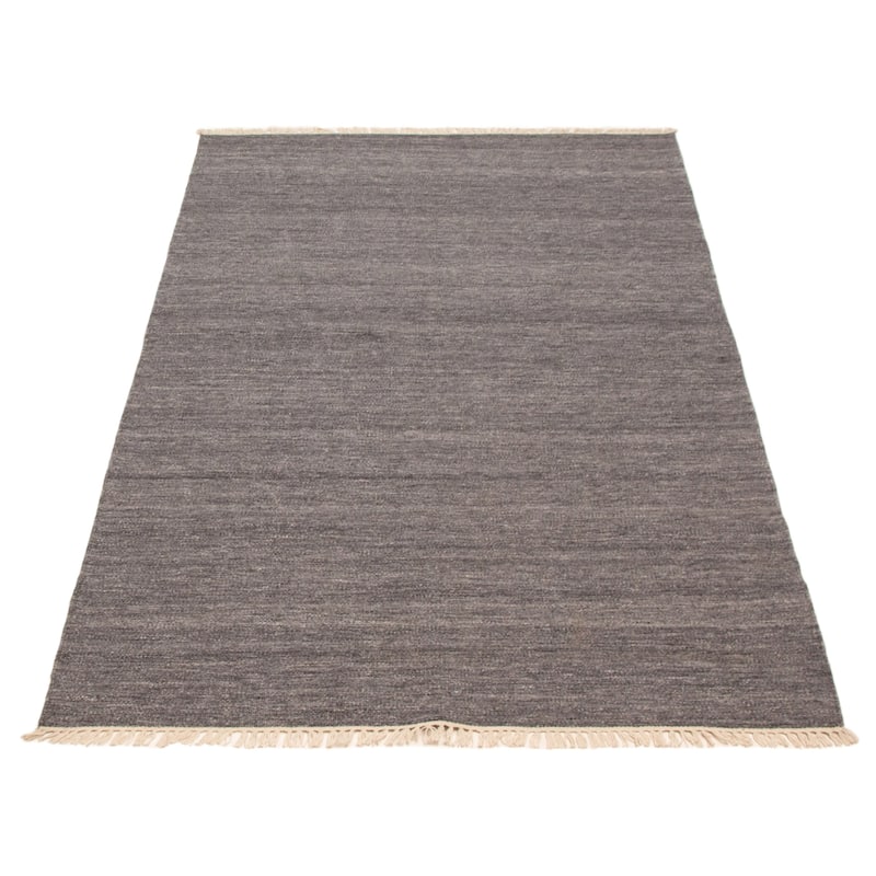 Boho Grey Kilim 4'11" x 7'11" - 4'11 x 7'11