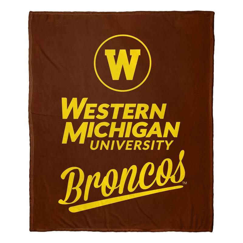 NCAA Mid-American Conference Alumni Silk Touch Throw Blanket - 50" x 60" - Western Michigan