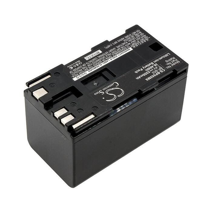 Battery for Canon BP955 EOS C100 Mark II XF305 XL1 XL1S XL2 XM2 BP-955 5200mAh - Black