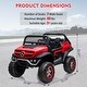 preview thumbnail 16 of 25, 24V Ride On Truck Car for Kids 2 Seater