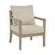 preview thumbnail 2 of 5, Madsen Natural Wood Frame Upholstered Accent Chair