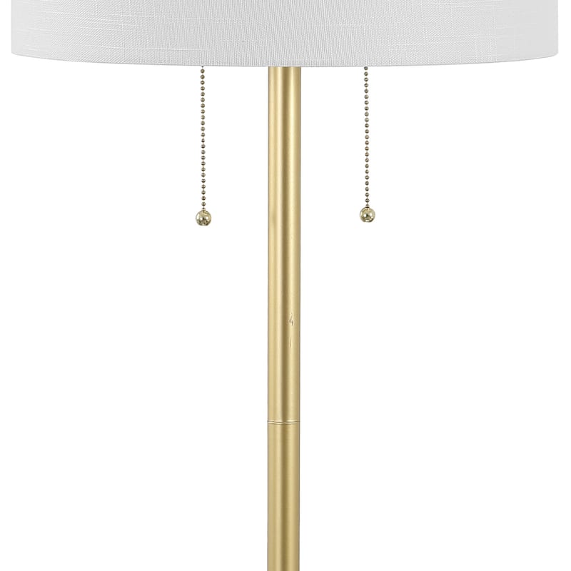 Axel 61.5" Metal LED Floor Lamp, Gold by JONATHAN Y