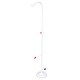 preview thumbnail 1 of 4, Standard Poolside Swimming Pool Shower with Foot Wash Spigot - 86" - White