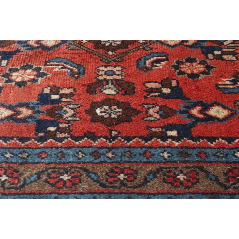 ECARPETGALLERY Hand-knotted Andelz Red Wool Rug - 3'5 x 5'8