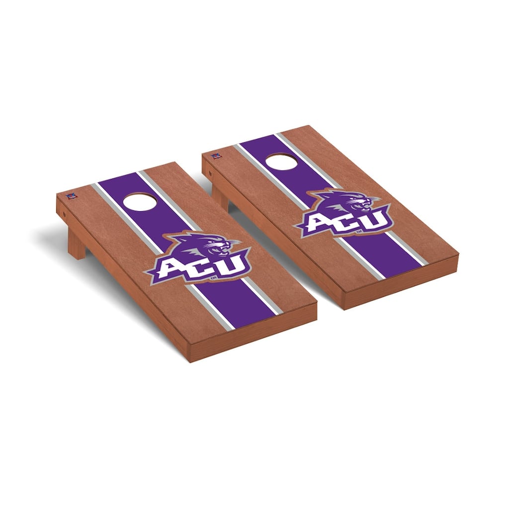 Abilene Christian Wildcats Rosewood Cornhole Board Set
