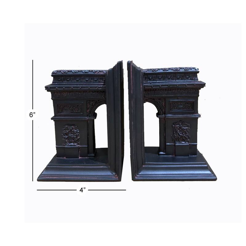 Fiberglass Architecture Bookends - Set of 2 Brown - Roche River Decor