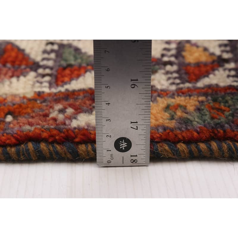 ECARPETGALLERY Hand-knotted Melis Vintage Red Wool Rug - 4'6 x 13'5