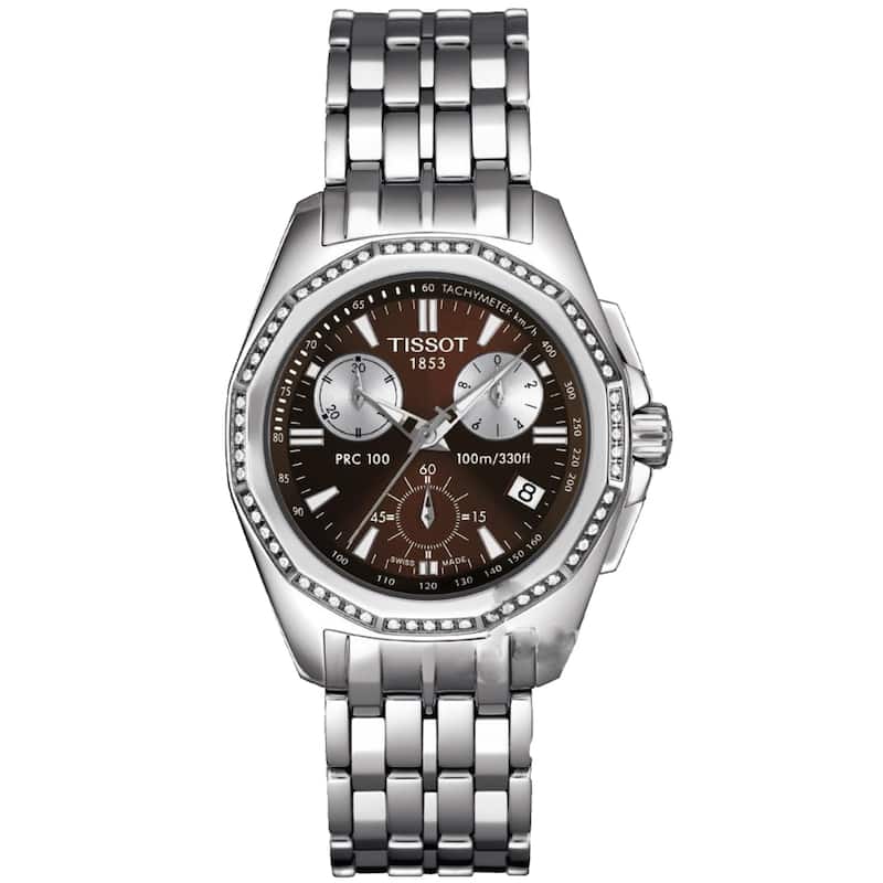 Tissot Women's PRC 100 T-Sport Brown Dial Watch - T22148611 - 6 (36)