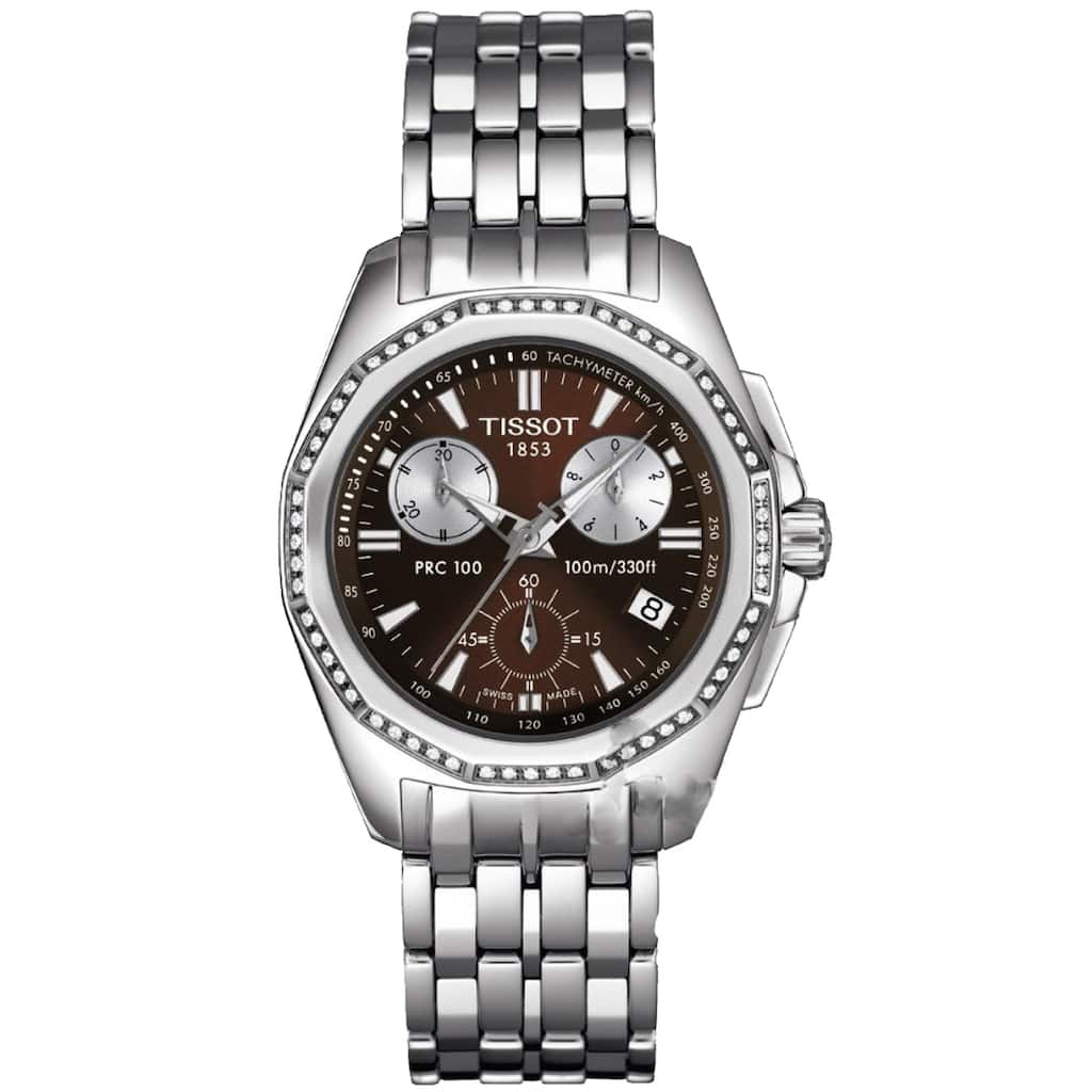 Tissot Women's PRC 100 T-Sport Brown Dial Watch - T22148611 - 6 (36)