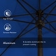 preview thumbnail 99 of 99, Pompano 9ft Crank Lift Push Button Tilt Round Patio Umbrella by Havenside Home, Base Not Included