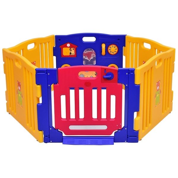 6 panel baby play yard