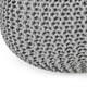 Abena Knitted Cotton Pouf by Christopher Knight Home