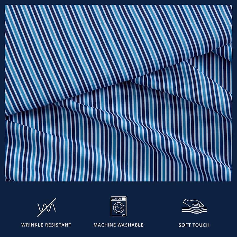 Nautica Printed Soft & Cozy Deep Pocket Sheet Set