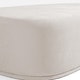 preview thumbnail 43 of 50, Leon 43" W Modern Oversized Chenille Triangular Cheese Ottoman