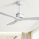 preview thumbnail 24 of 51, 60 Inch Solid Wood Ceiling Fan with Light and Remote, Reverse Functions, Integrated Light Optional