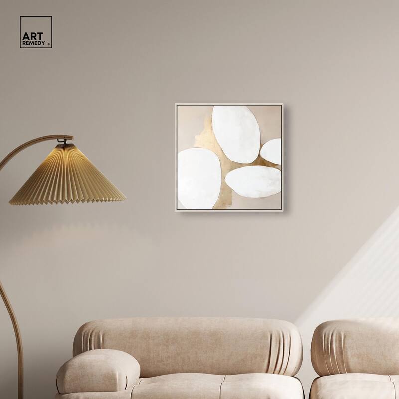 Stacked Stones III Canvas by Art Remedy