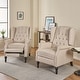 preview thumbnail 1 of 34, Walter Tufted Fabric Recliners (Set of 2) by Christopher Knight Home
