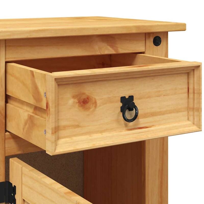 vidaXL Bedside Cabinet, 20.9x15.4x26 Inches