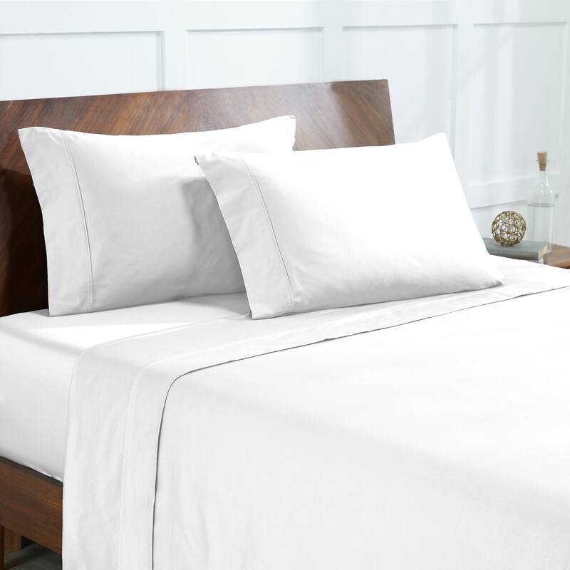 Modern Threads 400 Thread Count 100 Percent Egyptian Cotton 4-Piece Sheet Set - California King - White