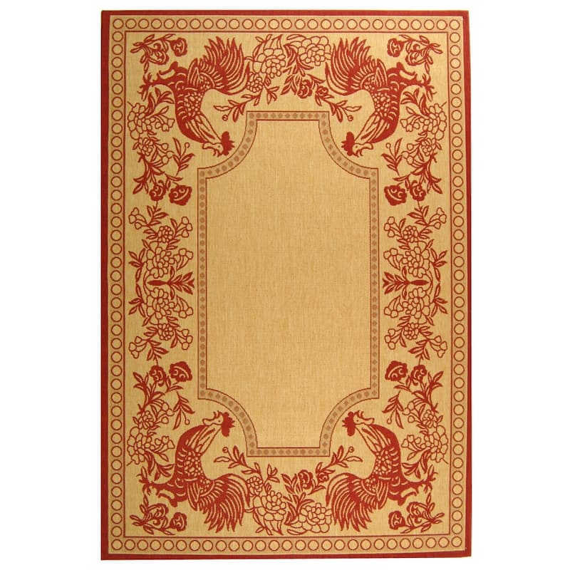SAFAVIEH Courtyard Terry Indoor/ Outdoor Waterproof Patio Backyard Rug