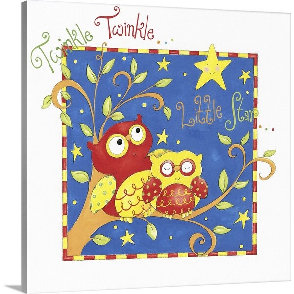 "Twinkle Twinkle Little Star" Canvas Wall Art