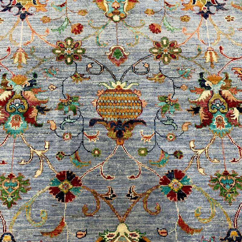 HERAT ORIENTAL Handmade Afghan Mogul Wool Rug - 8'9" x 12'
