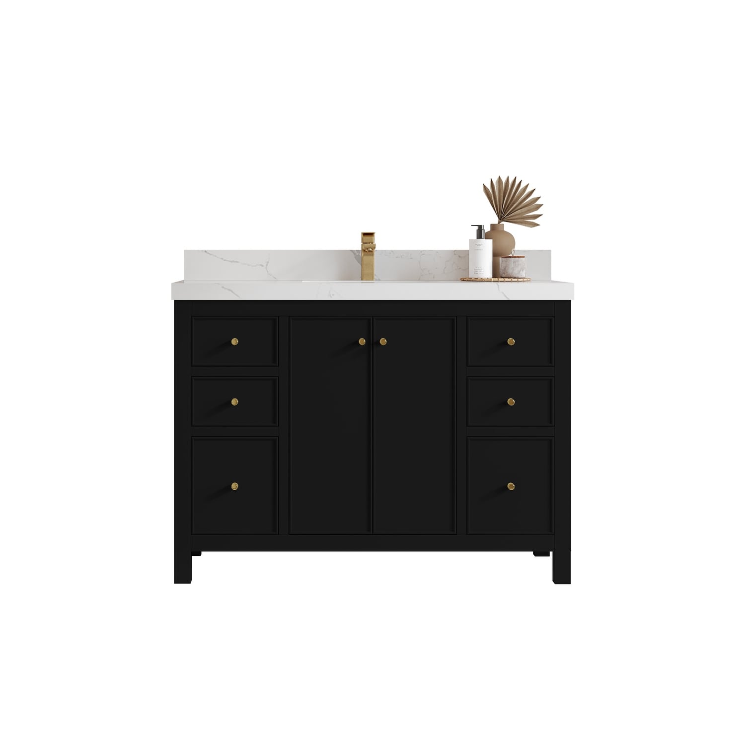 Willow Collections 48 in. W x 22 in. D Chicago Single Sink Bathroom Vanity with Countertop