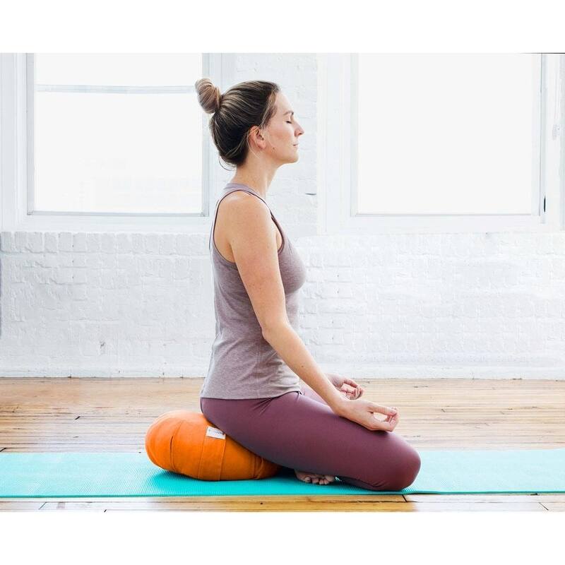 Sol Living Round Cotton Zafu Cushion Yoga Accessory