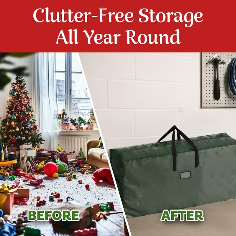 Christmas Tree Storage Bag - Protects Holiday Decorations & Artificial Trees by Elf Stor