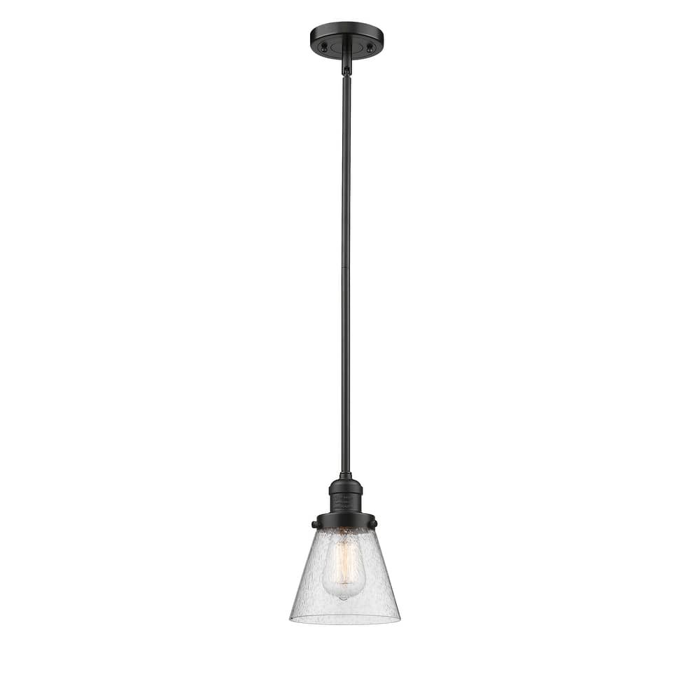 Innovations Lighting Franklin Restoration Cone - 1 Light 6" Stem Hung Mini Pendant
