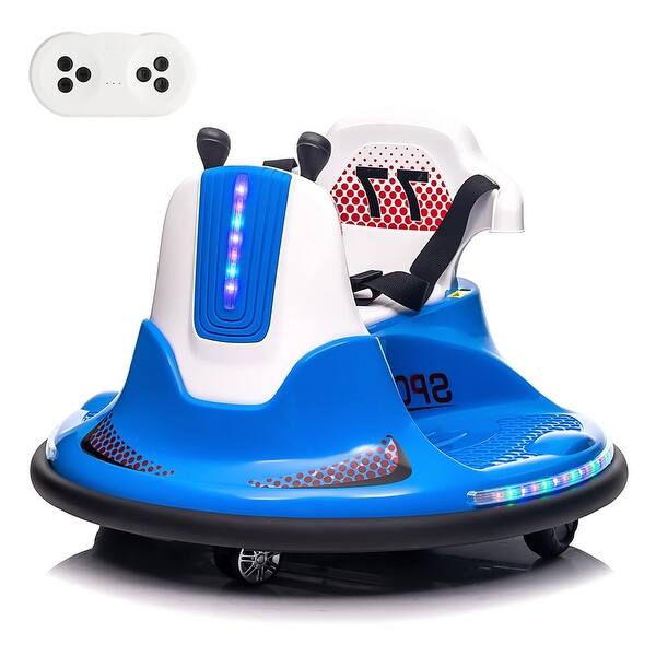 Ride on Bumper Car with Remote Control Bumper Car for Toddlers Bed