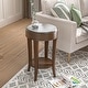 preview thumbnail 1 of 15, COSIEST 2-Tier Round Accent End Table with Shelf