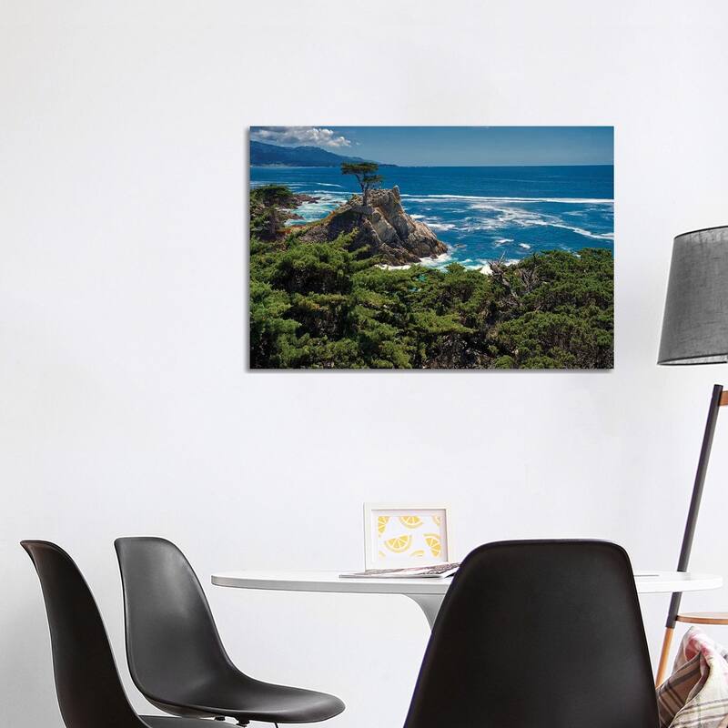 iCanvas "Lone Cypress, Pebble Beach, Ca" by Zoe Schumacher Canvas Print - 26x40x1.5