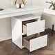 preview thumbnail 19 of 22, Twin Loft Wood Bed with Under-bed, Built-in Desk, Grey
