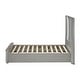 preview thumbnail 5 of 5, Furniture of America Sherri Modern Light Grey Wood Kids Platform Bed with LED on Headboard