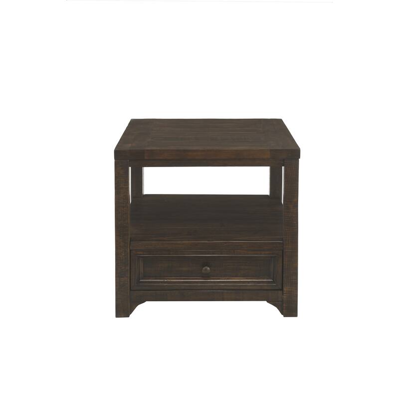 Jasper 1-drawer Solid Wood End Table