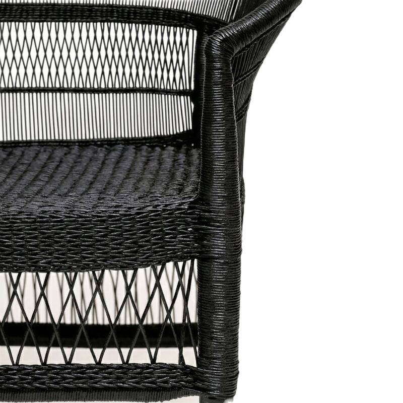 Handwoven Natural Rattan 3-Piece Indoor Seating Set with 2 Chairs and 3-Seater Settee, Solid Wood Frame, Boho Coastal Farmhouse