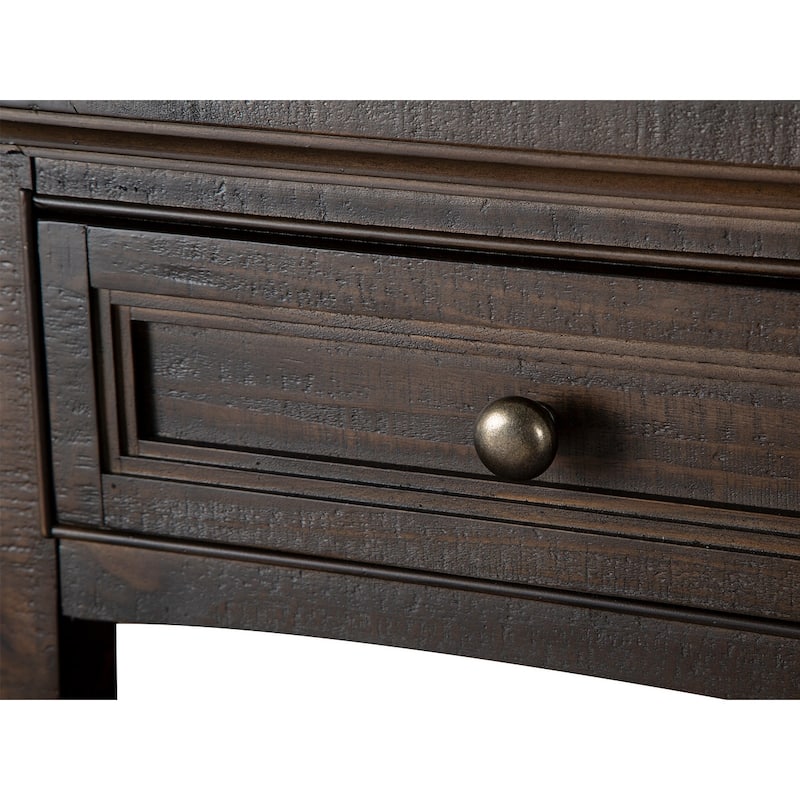 Magnussen Home Westley Falls Graphite Rectangular End Table - 20''W x 26''D x 24''H