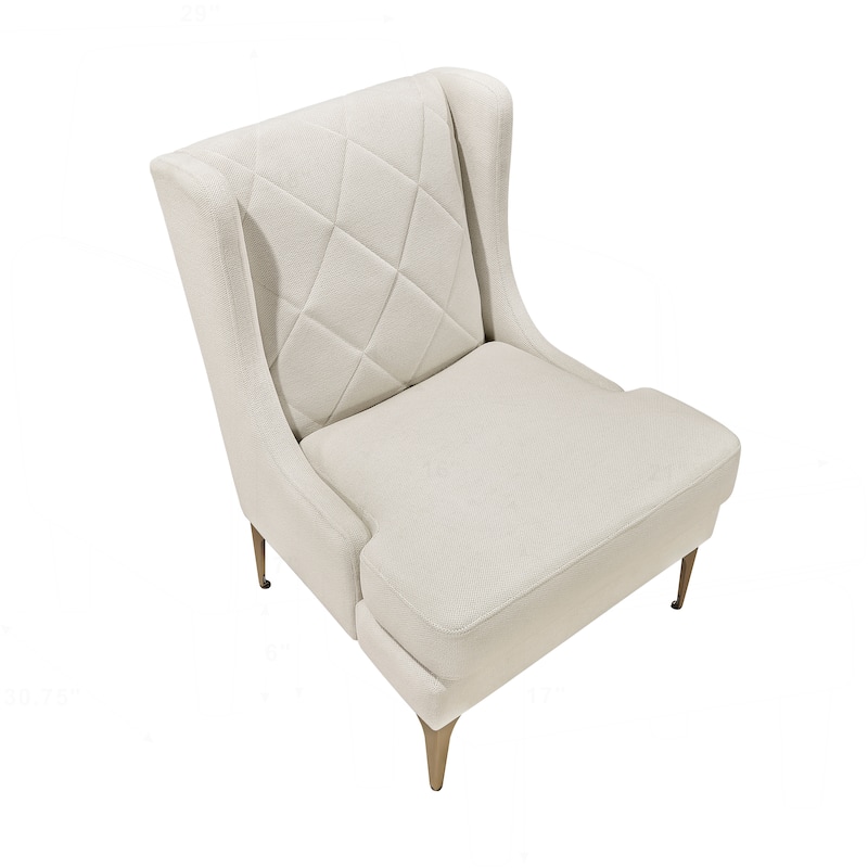 Luxurious Wingback Accent Chair with Exceptional Comfort and Stylish Design