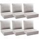 preview thumbnail 104 of 121, Gymojoy 24"x22"x6" Patio Thick Cushions & Pillows Set - Deep Seat Indoor/Outdoor Water & Fade Resistant Six Sets - Beige