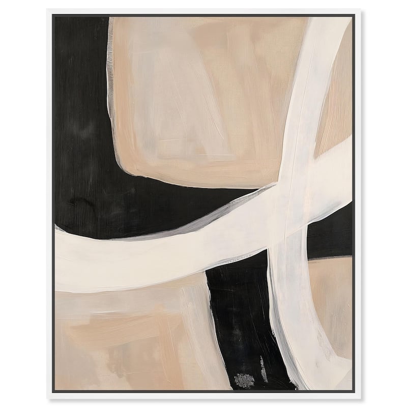 Subline Strokes I Canvas by Art Remedy - 20" x 24" - White