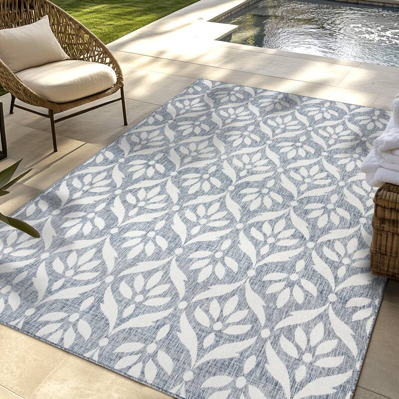 Gertmenian Savara Global Geometric Polypropylene Indoor Outdoor Performance Flatweave Area Rug Collection