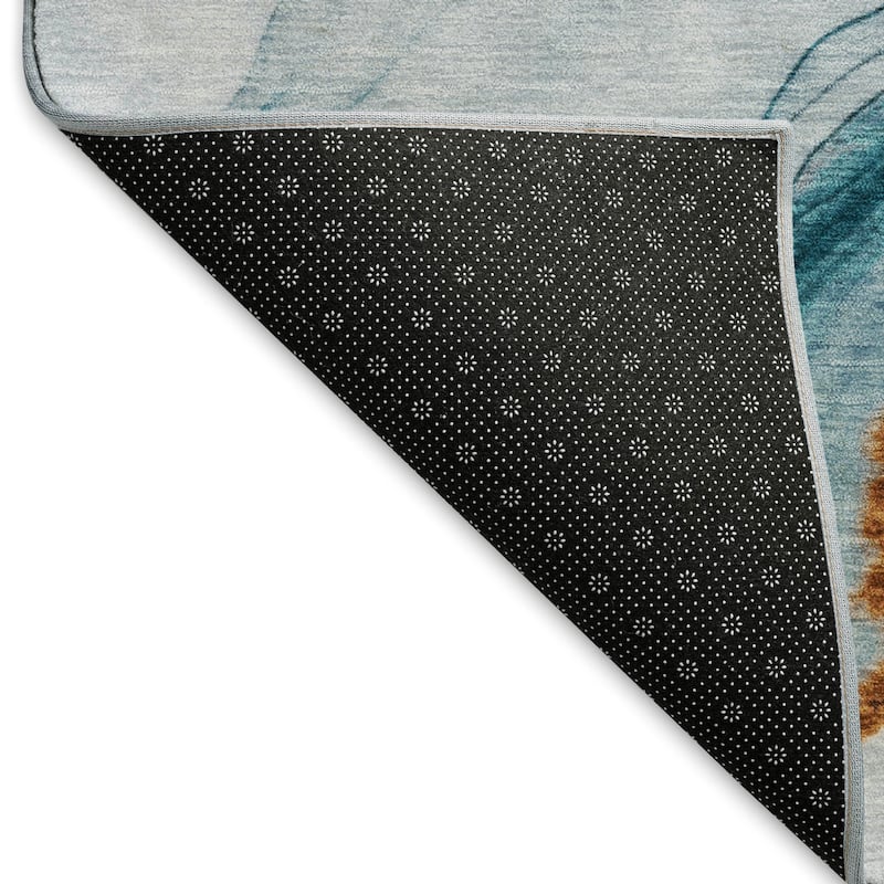 Premium Washable Super Soft Modern Crackle Mayfield Rug