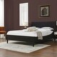 preview thumbnail 13 of 202, Aspen Mid-Century Modern Performance Fabric Low Profile Upholstered Platform Bed