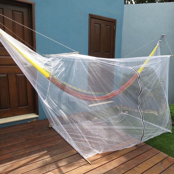 Sunnydaze Extra Large Hammock Mosquito Net 78 Inch Long x 36