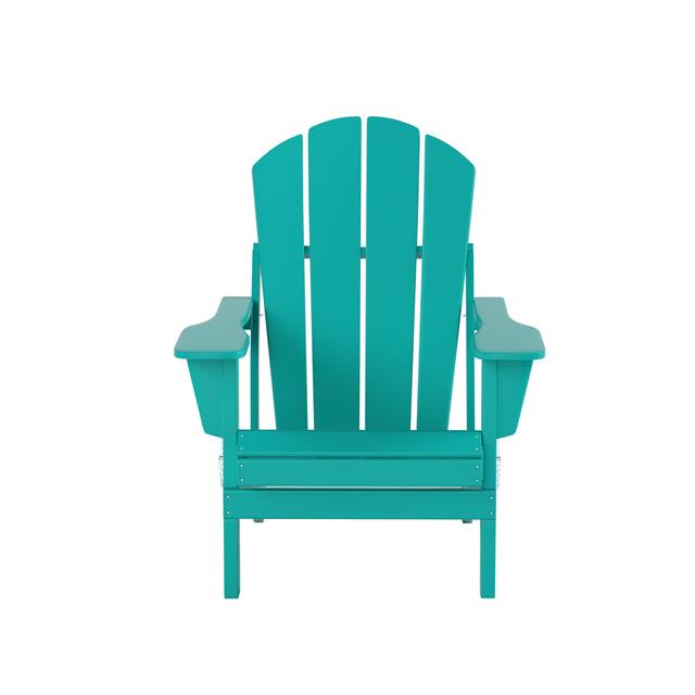 Laguna Folding Poly Eco-Friendly All Weather Outdoor Adirondack Chair
