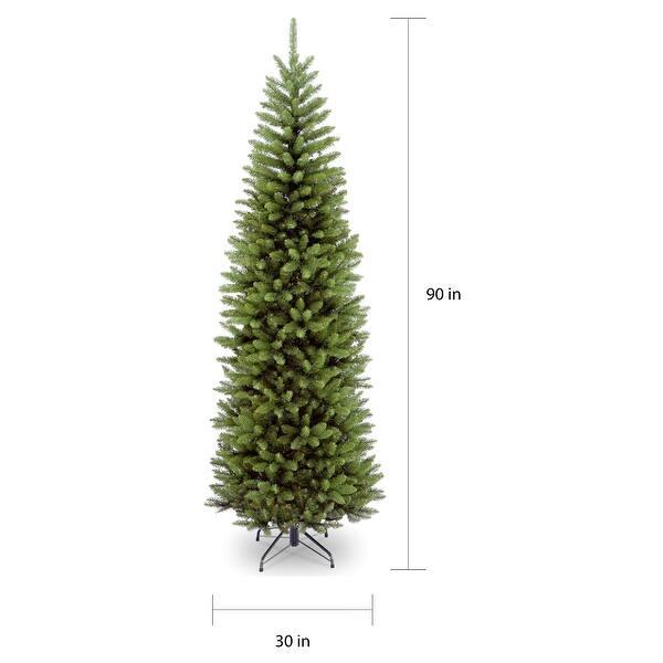 7.5-foot Fir Hinged Pencil Slim Tree - 7.5'